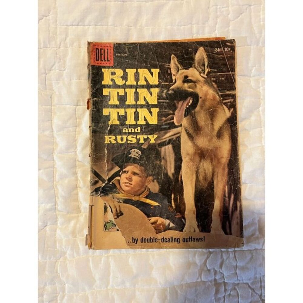 Rin Tin Tin And Rusty Dell Comic Book December-January Issue By Double-Dealing O